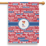 Cheerleader 28" House Flag - Double Sided (Personalized)