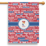 Cheerleader 28" House Flag - Single Sided (Personalized)
