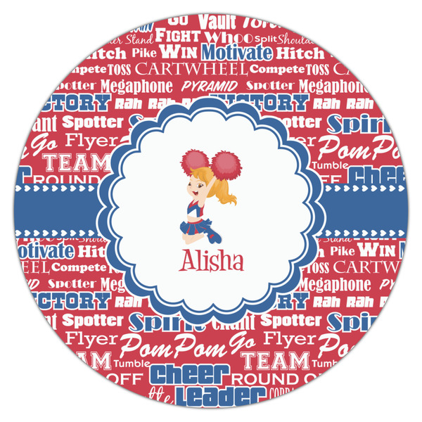 Cheerleader Icing Circle - Large - Single