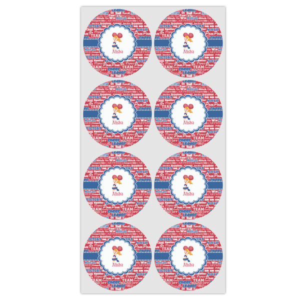 Cheerleader Icing Circle - Medium - Set of 8