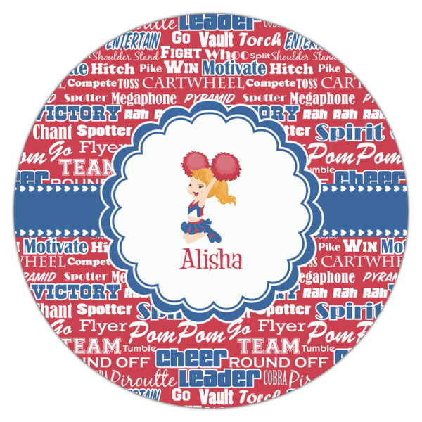 Cheerleader Icing Circle - Medium - Single