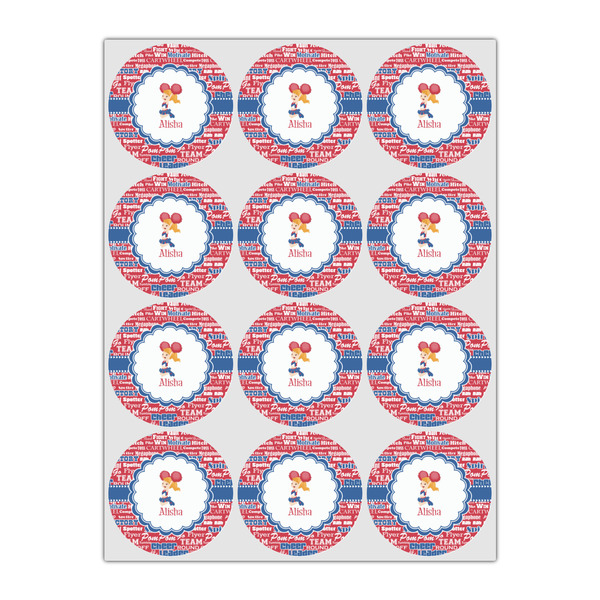 Cheerleader Icing Circle - Small - Set of 12