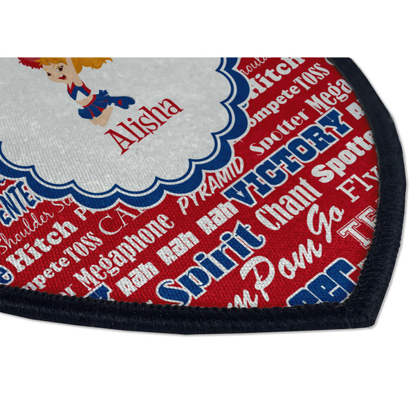 Cheerleader Iron on Shield 3 Detail