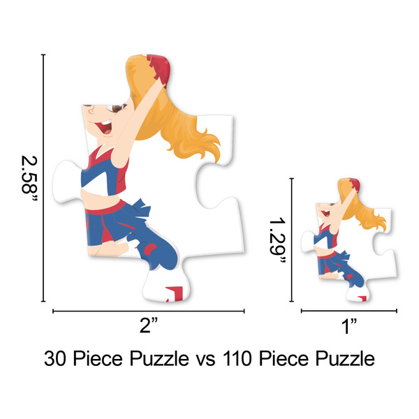 Cheerleader Jigsaw Puzzle - Piece Comparison