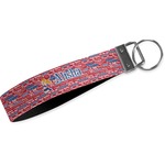 Cheerleader Webbing Keychain Fob - Large (Personalized)