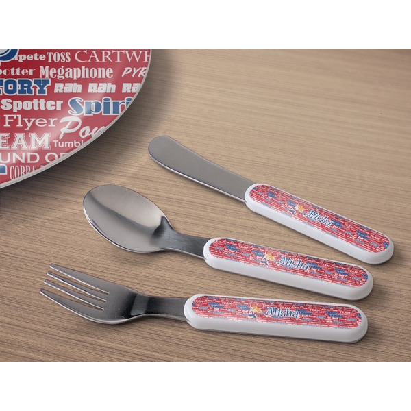 Cheerleader Kids Flatware w/ Plate