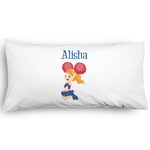 Cheerleader Pillow Case - King - Graphic (Personalized)