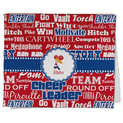 Cheerleader Kitchen Towel - Poly Cotton w/ Name or Text