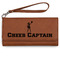 Cheerleader Ladies Leatherette Wallet - Laser Engraved - Rawhide (Personalized)
