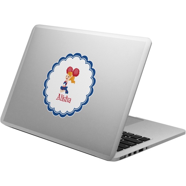 Custom Cheerleader Laptop Decal (Personalized)