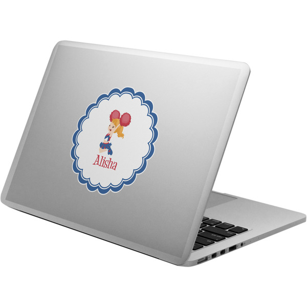 Custom Cheerleader Laptop Decal (Personalized)