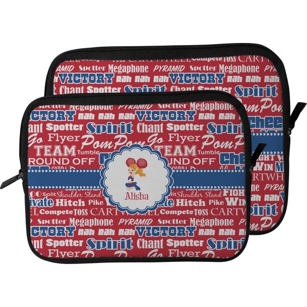 Cheerleader Laptop Sleeve (Size Comparison)