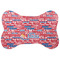 Cheerleader Bone Shaped Dog Food Mat (Personalized)