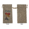 Cheerleader Large Burlap Gift Bags - Front Approval