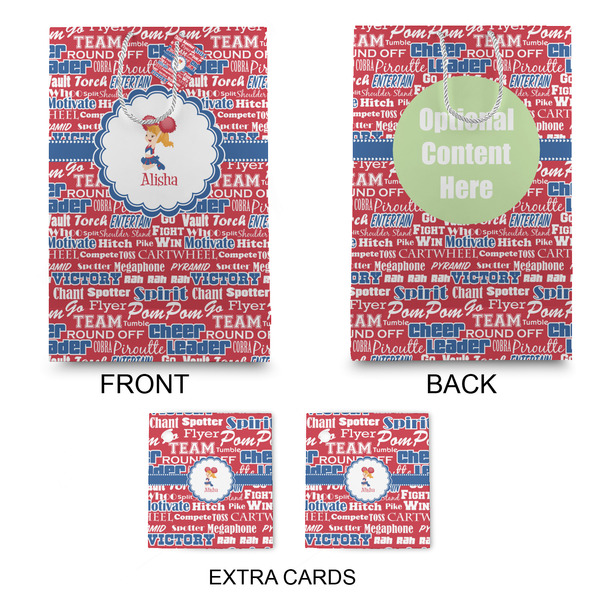 Cheerleader Large Gift Bag - Approval
