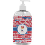Cheerleader Plastic Soap / Lotion Dispenser (16 oz - Large - White) (Personalized)