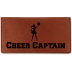 Cheerleader Leatherette Checkbook Holder - Single Sided (Personalized)