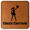Cheerleader Leatherette Patches - Square