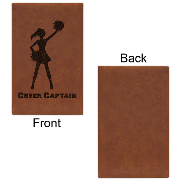 Cheerleader Leatherette Sketchbooks - Small - Single Sided - Front & Back View