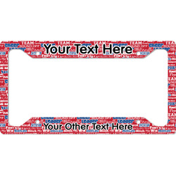 Cheerleader License Plate Frame - Style A (Personalized)