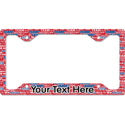 Cheerleader License Plate Frame - Style C (Personalized)