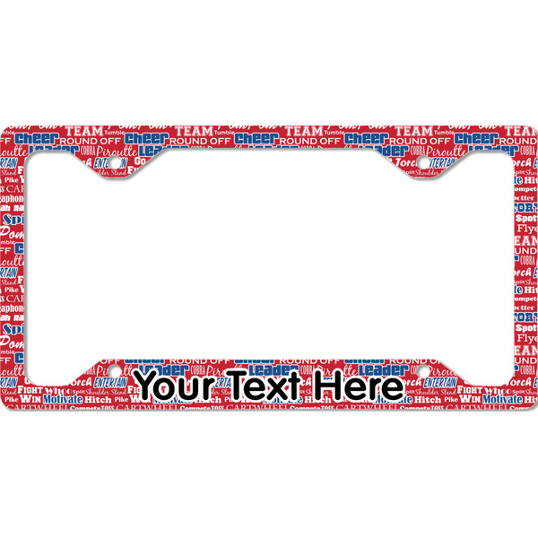 Cheerleader License Plate Frame - Style C