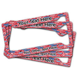 Cheerleader License Plate Frame (Personalized)