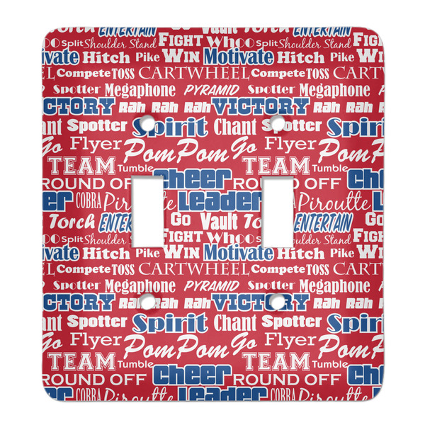 Custom Cheerleader Light Switch Cover (2 Toggle Plate)