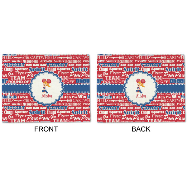 Cheerleader Linen Placemat - APPROVAL (double sided)