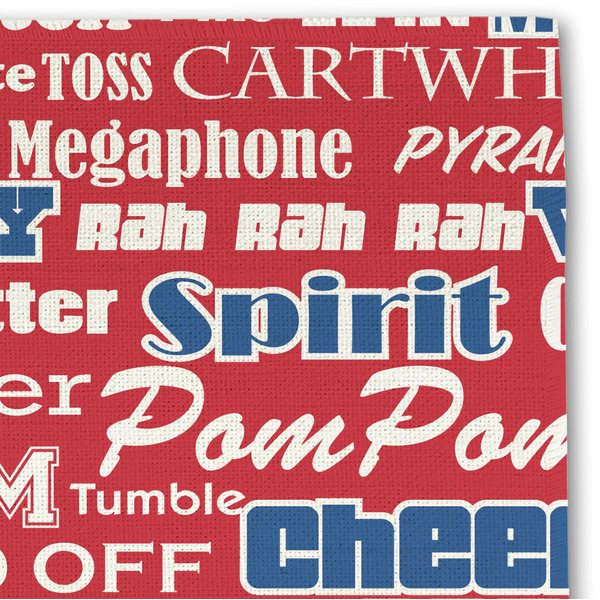 Cheerleader Linen Placemat - DETAIL