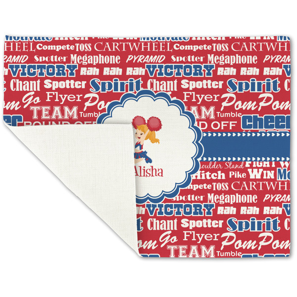 Cheerleader Linen Placemat - Folded Corner (single side)