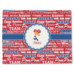 Cheerleader Single-Sided Linen Placemat - Single w/ Name or Text