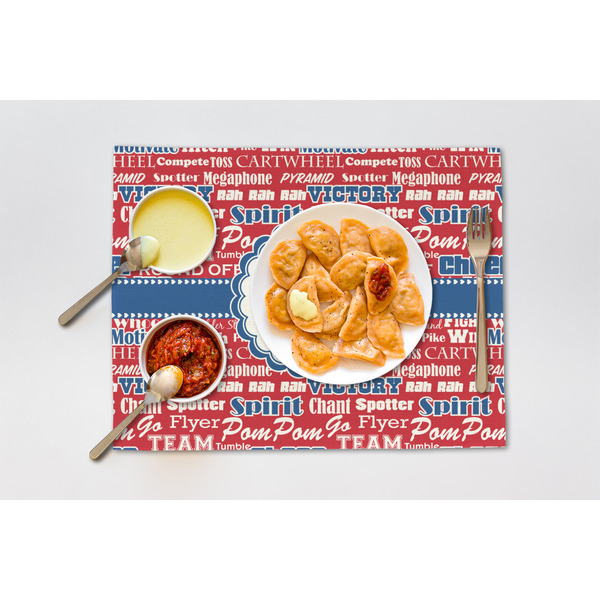 Cheerleader Linen Placemat - Lifestyle (single)