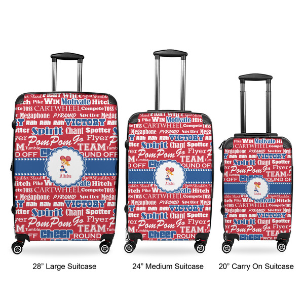Cheerleader Luggage Bags all sizes - With Handle