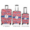 Cheerleader Luggage Bags all sizes - With Handle