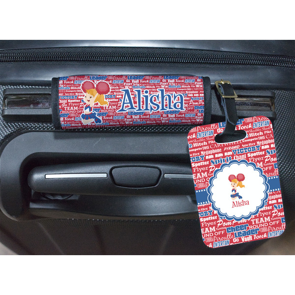 Cheerleader Luggage Wrap & Tag