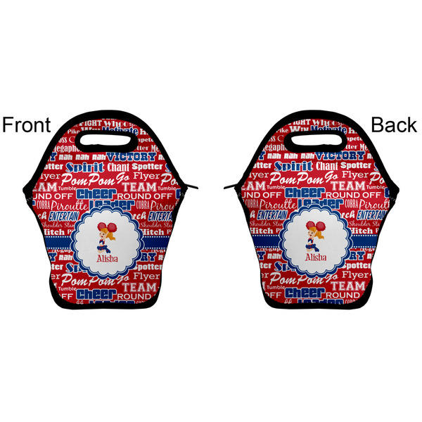 Cheerleader Lunch Bag - Front and Back