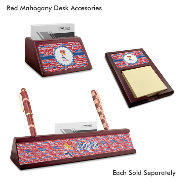 Cheerleader Mahogany Desk Accessories