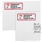 Cheerleader Mailing Labels - Double Stack Close Up