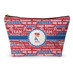 Cheerleader Makeup Bag - Small - 8.5"x4.5" (Personalized)