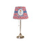 Cheerleader Poly Film Empire Lampshade - On Stand