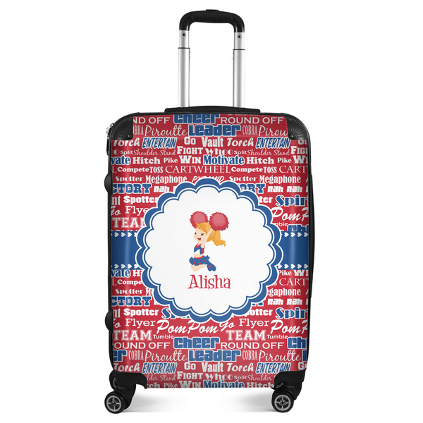 Custom Cheerleader Suitcase - 24" Medium - Checked (Personalized)