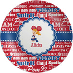 Cheerleader Melamine Plate (Personalized)