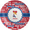 Cheerleader Melamine Plate (Personalized)