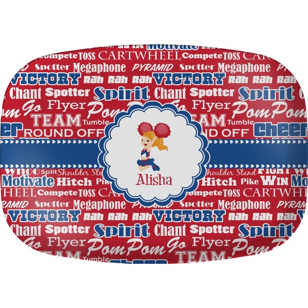 Custom Cheerleader Melamine Platter (Personalized)