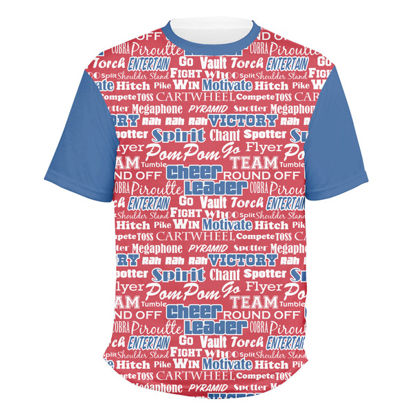 Custom Cheerleader Men's Crew T-Shirt - Medium