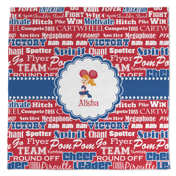 Custom Cheerleader Microfiber Dish Towel (Personalized)