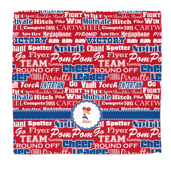 Custom Cheerleader Microfiber Dish Rag (Personalized)