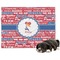 Cheerleader Dog Blanket - Large (Personalized)