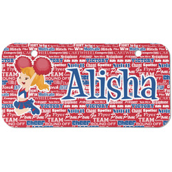 Cheerleader Mini/Bicycle License Plate (2 Holes) (Personalized)